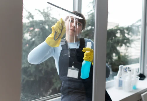 Nettoyage de vitres intérieures et extérieures à Cruzilles-lès-Mépillat